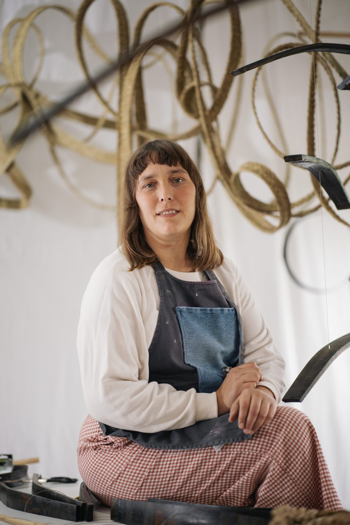 Aloma Lafontana in the studio